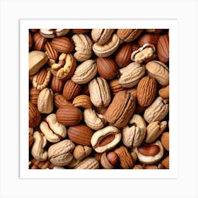 Nuts In A Bowl 1 Art Print