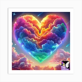 Heart Of Rainbows Art Print