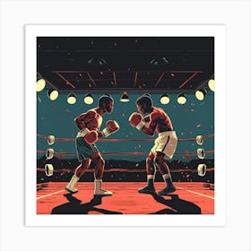 Boxing Ring 2 Art Print