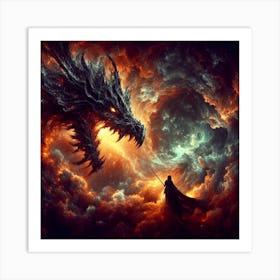 Request the power of the dragon Art Print