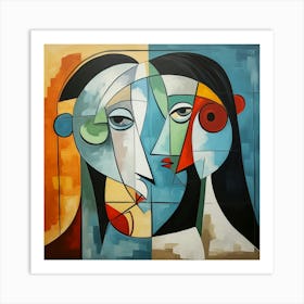 Brushstrokes Genius Elegance Stile Picasso Art Print