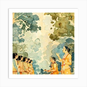 Lord Krishna 5 Art Print