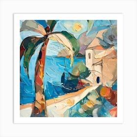 Mallorcatherapy. Bright Abstraction 2 Art Print