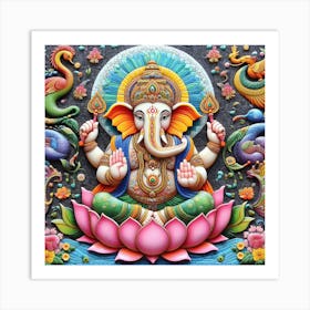 Ganesha 49 Art Print