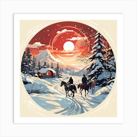 Sleigh Ride Art Print