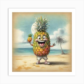 Pineapple 4 Art Print