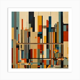 Abstract Cityscape Art Print