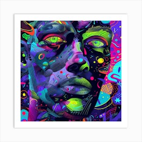 Vibrant Uhd Hyper Detailed Illustration That C 44 Art Print