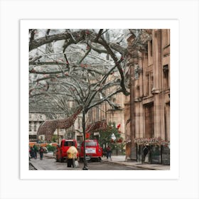 Christmas Tree In Sydney Art Print