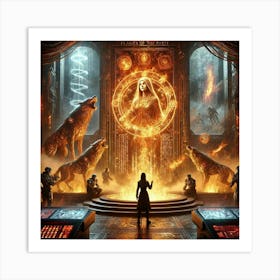 A Dramatic Sci Fi Scene For Episode 7 Art Print