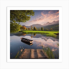 Peaceful Landscapes Photo (6) Art Print