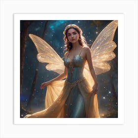 Glowing Fairy Art Print