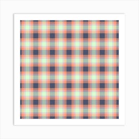 Plaid Fabric 113 Art Print