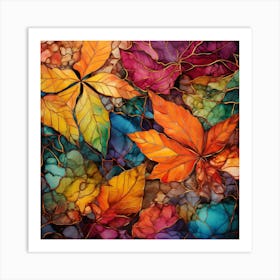 Autumn Leaves Art Print