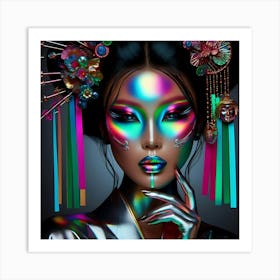 Asian Chinese Beauty Art Print