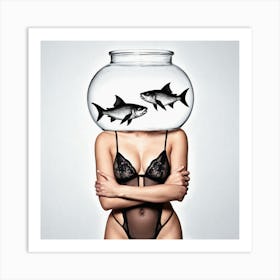 Fish Bowl 30 Art Print