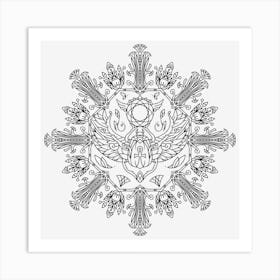 Egyptian Mandala 04 Art Print