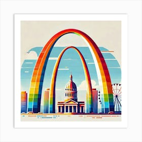 Gateway Arch 4 Art Print