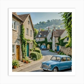 Cotswold Village 1 Art Print