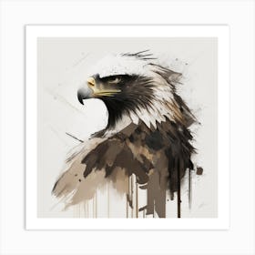 Brown Eagle Art Print