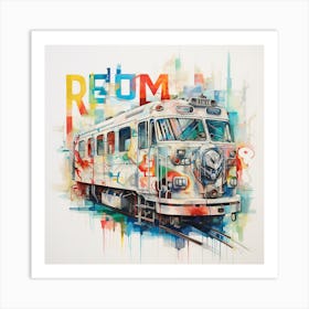 Rem Lettering Art Print