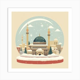 Istanbul Turkey 2 Snowglobe Art Print