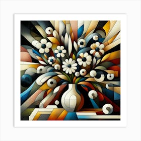 Flowers In A Vase 26 Art Print