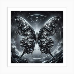 Butterfly Of The Night Art Print