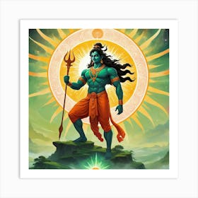 Lord Shani 2 Art Print