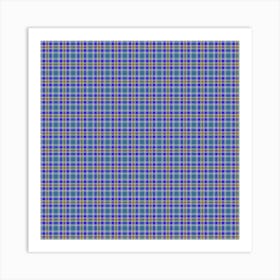 Plaid Fabric 54 Art Print