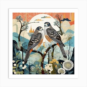 Bird In Nature Hawk 2 Art Print