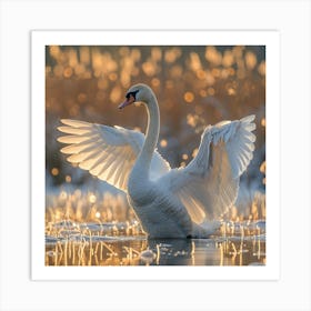 Beautiful Swan 9 Art Print