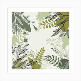 Floral Background 5 Art Print