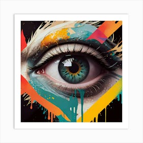 Vivid Vision: I Put An Eye On You Series Art Print