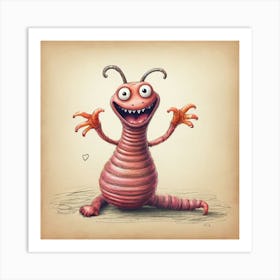 Worm! 3 Art Print