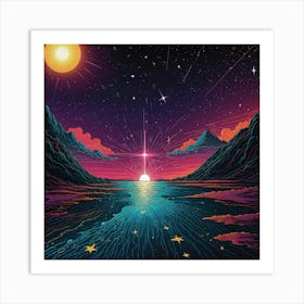 Starry Night 19 Art Print