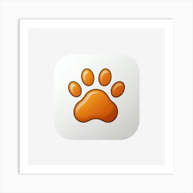 Dog Paw Art Print