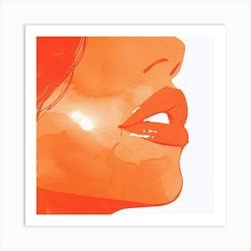 Woman'S Face 12 Art Print