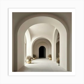 Arched Hallway 9 Art Print