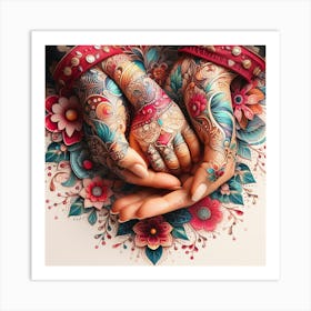 Henna Art Art Print