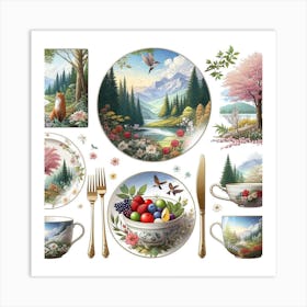 Table Setting Art Print