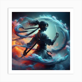 Ninja Warrior Art Print