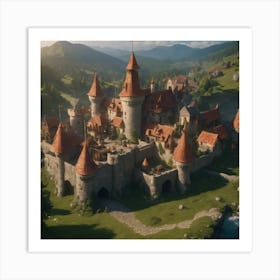 Castle In The Sky Art Print