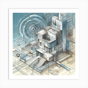 Futuristic Architecture Art Print