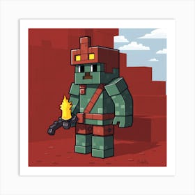 Minecraft Character Art Print