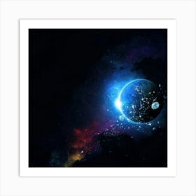 Space Stock Videos & Royalty-Free Footage Art Print