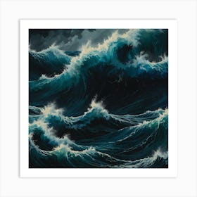 Stormy Seas 22 Art Print