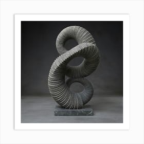 Spiral Sculpture 5 Art Print