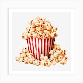 Popcorn Art Print