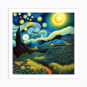 Starry Night 6 Art Print